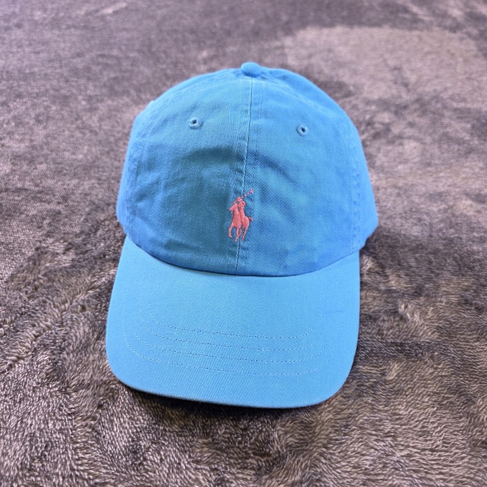 Polo Ralph Lauren Iconic Chino Ball Cap Hat Cove Blue OS Unisex